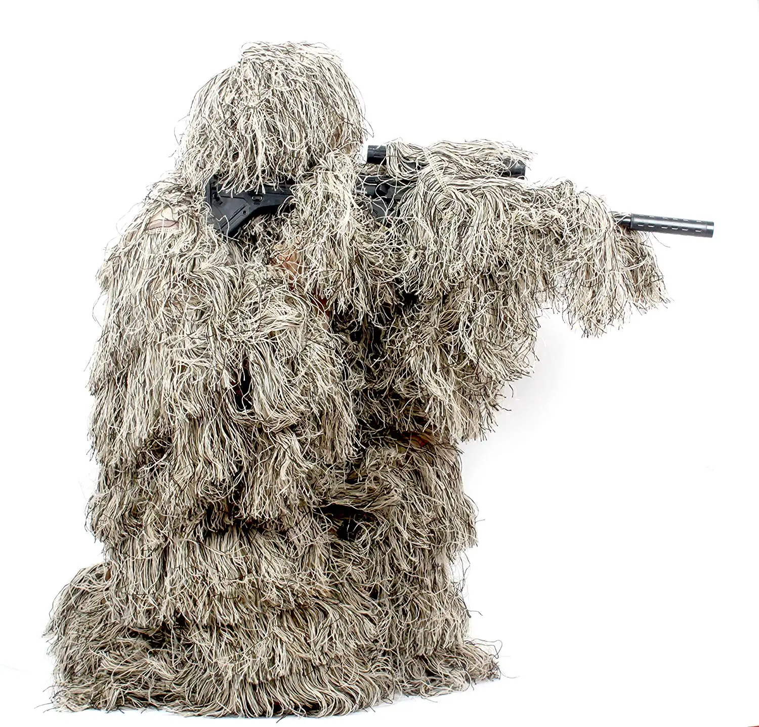 Ghillie Suit for Hunting Camouflage Suit Hunting Green and Dry Grass Ghillie Suit for Hunting Camouflage Suit Hunting Green and Dry Grass