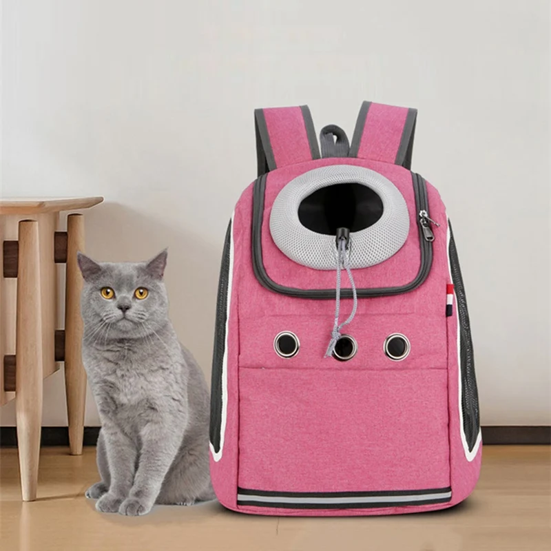 Хит, рюкзак для кошек, дышащий, переноска для кошек, двойное плечо, переноска для питомцев, портативный рюкзак для щенков, прочная собачья сумка принадлежности для домашних животных