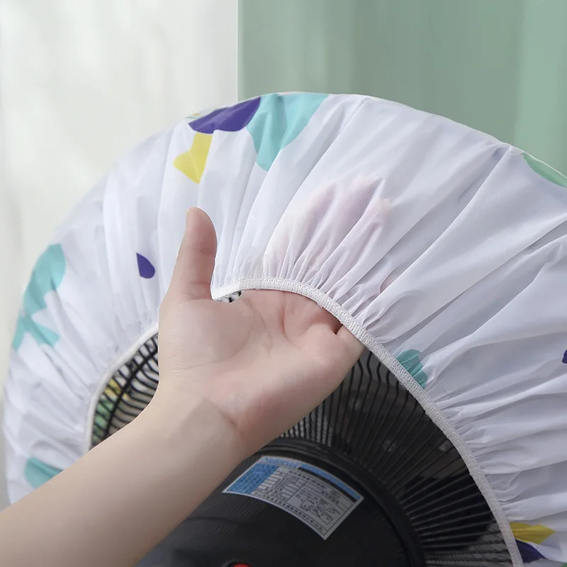 Fan Covers Waterproof Floor Fan Protective Cover Home Storage Dust Cover Portable PEVA Decoration Accessories Suppies Item