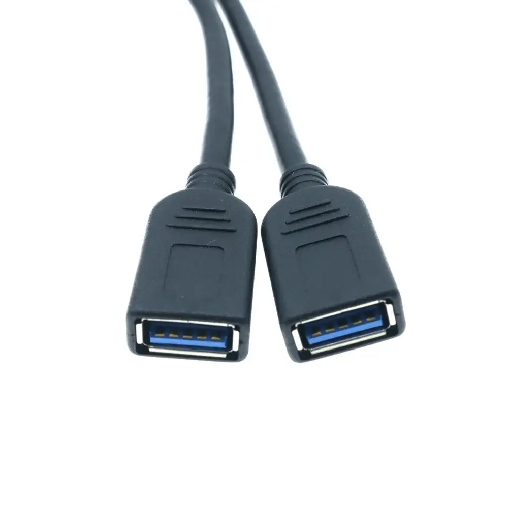 Материнская плата USB 3 0 20pin папа двойной мама кабель для ПК компьютер чехол 2 порта