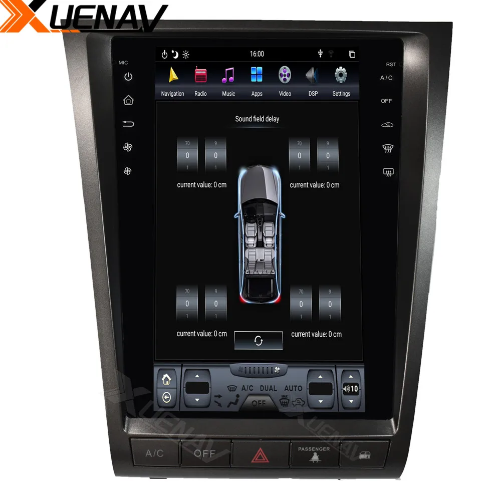 

11.8 inch For-LEXUS CAR GPS Radio navigation For-LEXUS GS 2004-2011 car DVD player vertical screen support carplay GPS Tracker