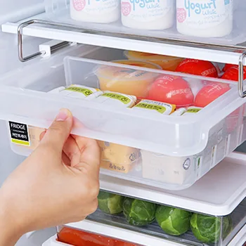 

Korean Refrigerator Egg Box Telescopic Storage Rack Fresh Storage Box Household Egg Rack Large Capacity Plastic Storage Boxes