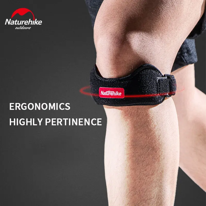 Naturehike Sports Kneepad Breathable Soft Adjustable Elastic Knee Protector Pressurize Kneepad Support Outdoor Run Hiking Ball