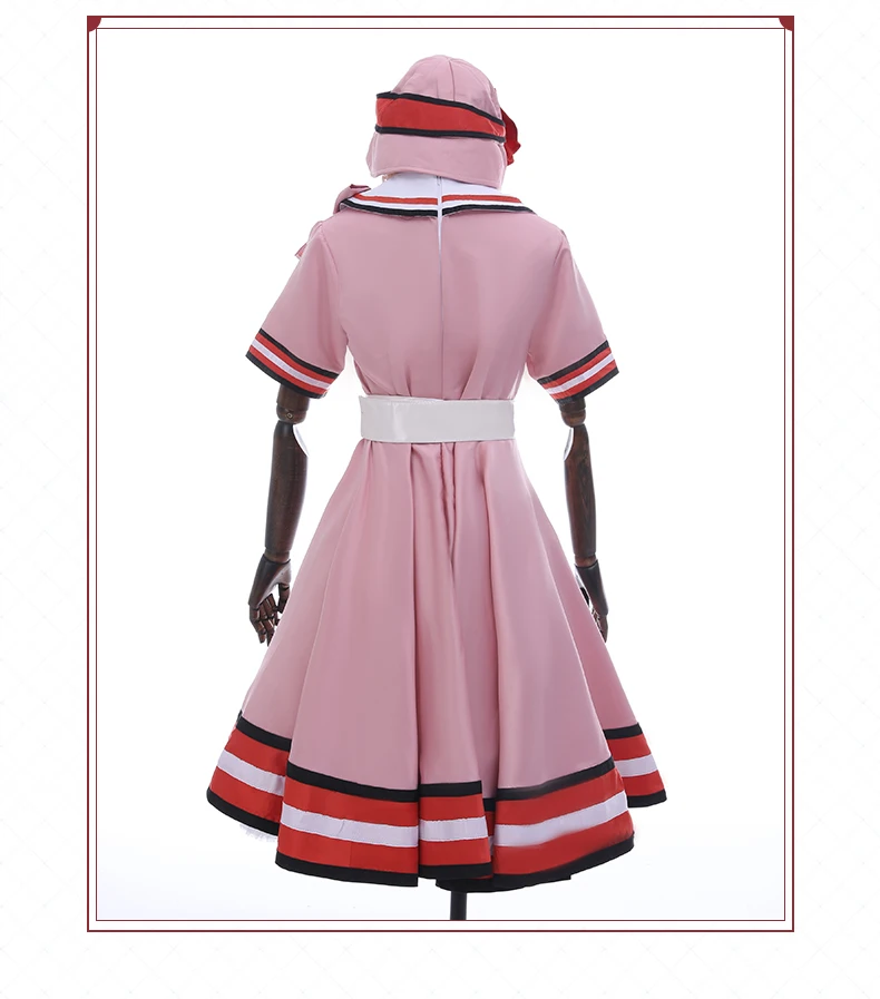 Аниме Demon Slayer/Kimetsu no Yaiba Kamado Nezuko Повседневное платье лолиты полный комплект косплей костюм унисекс Хэллоуин