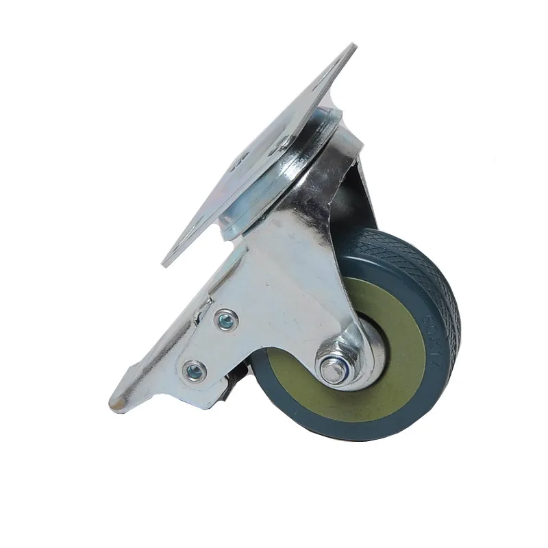 

4 pcs Furniture Casters Swivel Wheels Heavy Duty gray Roller Wheel For Platform Trolley Office chair desk Furniture Hardware