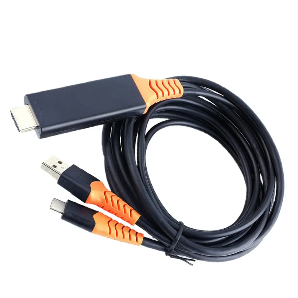 Для samsung Galaxy Note 8 9 S10+ Plus type-C USB-C-HDMI HDTV 4K Кабель-адаптер type C-HDMI кабель