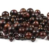 Yhzret – perles rondes en bois naturel brun, 500 pièces, 5/6/8/10/12MM, perles rondes en bois écologique pour la fabrication de bijoux et de bracelets, DIY ► Photo 1/6