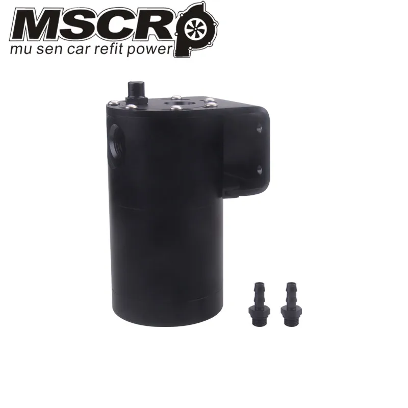 

New AOS Universal 600mL AN10 Air Oil catch can tank Separator-Return