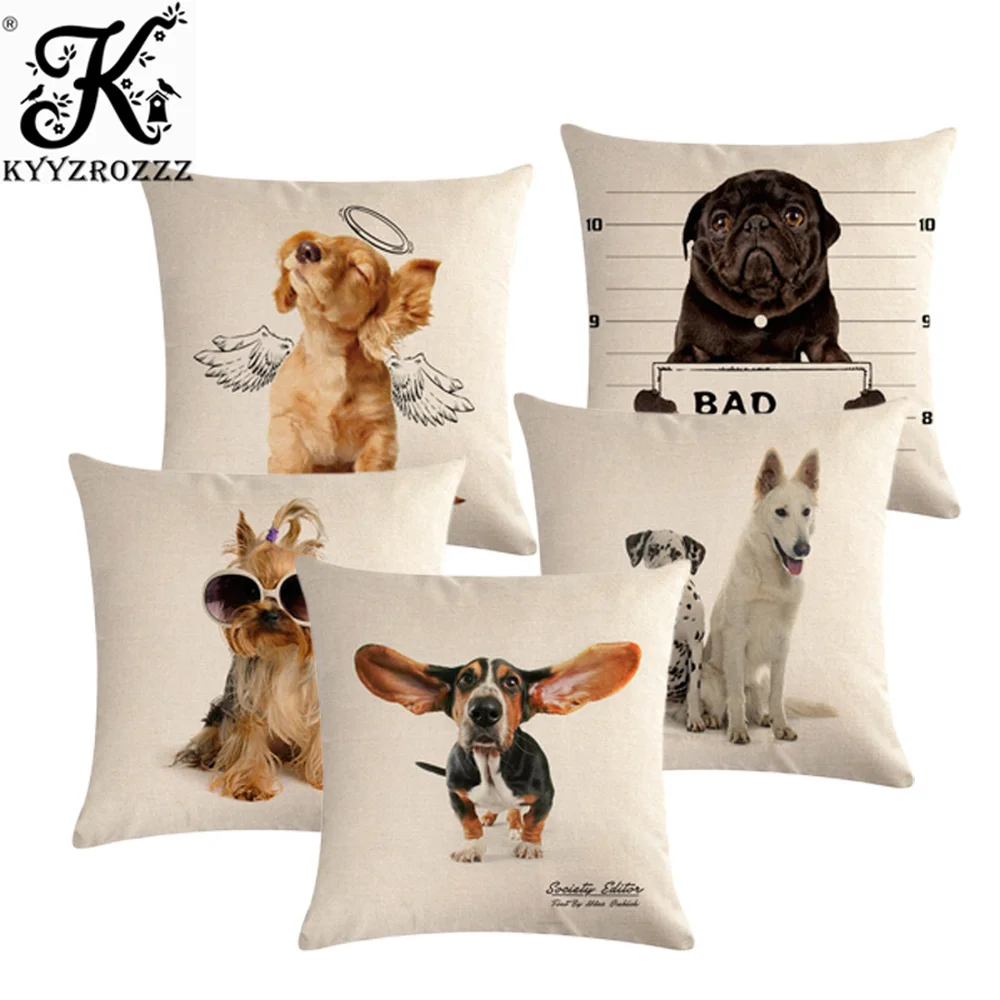 

Mattress series new year pet dog HomerDecor Cushion Cover Throw Pillowcase Pillow Covers 45 * 45cm dachshund dog