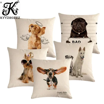 

Mattress series new year pet dog HomerDecor Cushion Cover Throw Pillowcase Pillow Covers 45 * 45cm dachshund dog