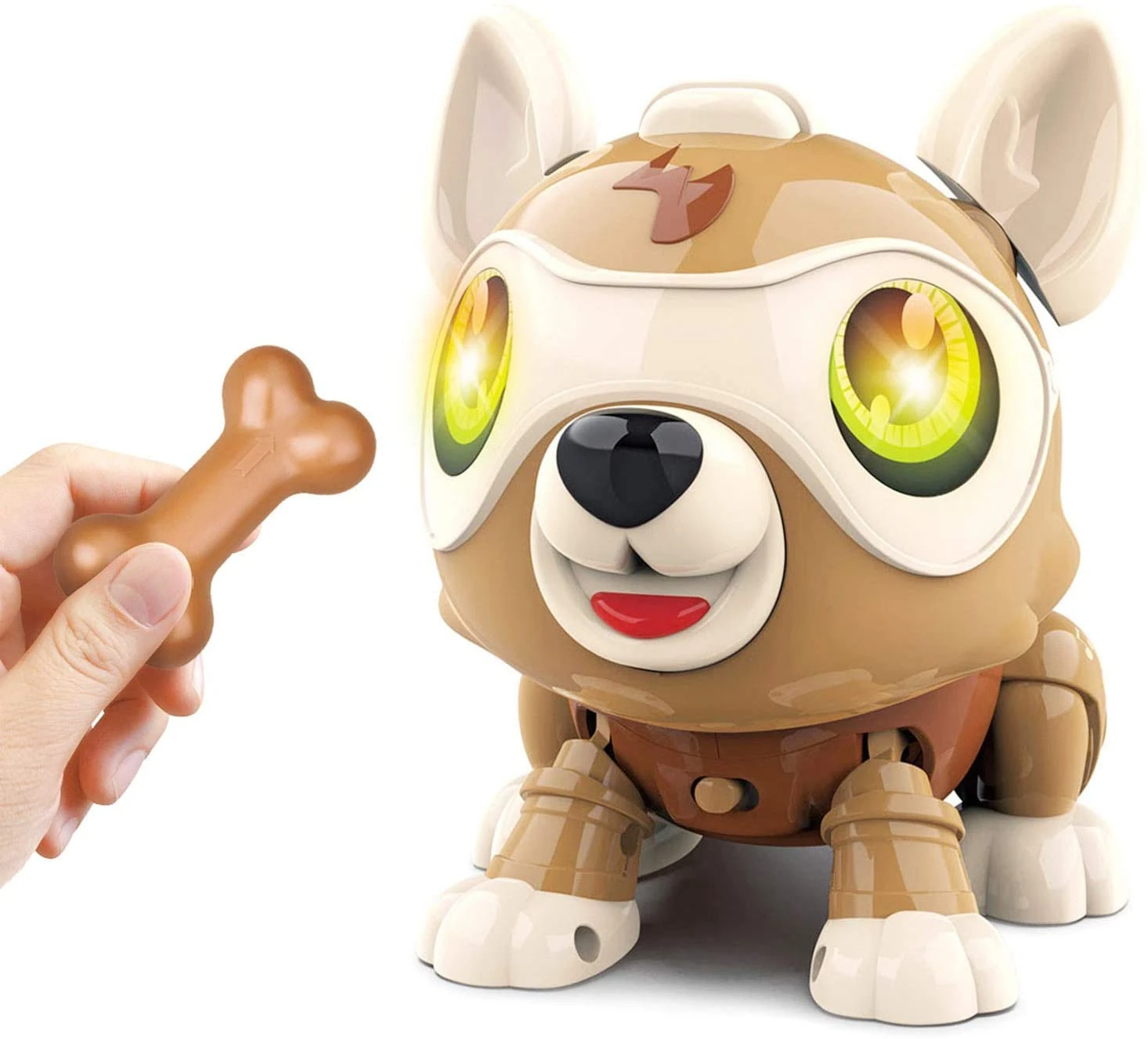 robot dog with bone