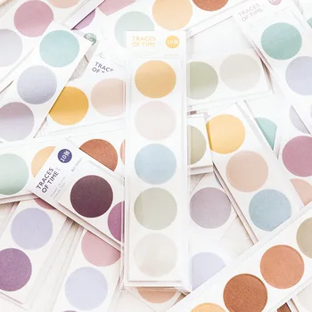 

10 Sheets Colorful Paper Stickers Color Index Bullet Journal Decorative Decals Diy Scrapbooking Diary Album Stick Label