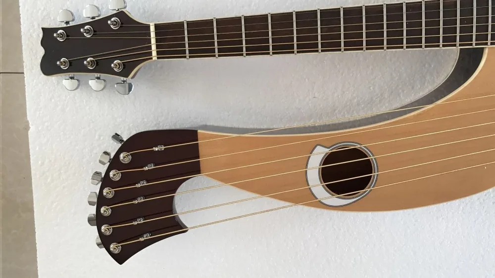 Акустическая гитара KSG 6/6/8 String Harp 6 8 string harp Double Necks электрическая акустическая