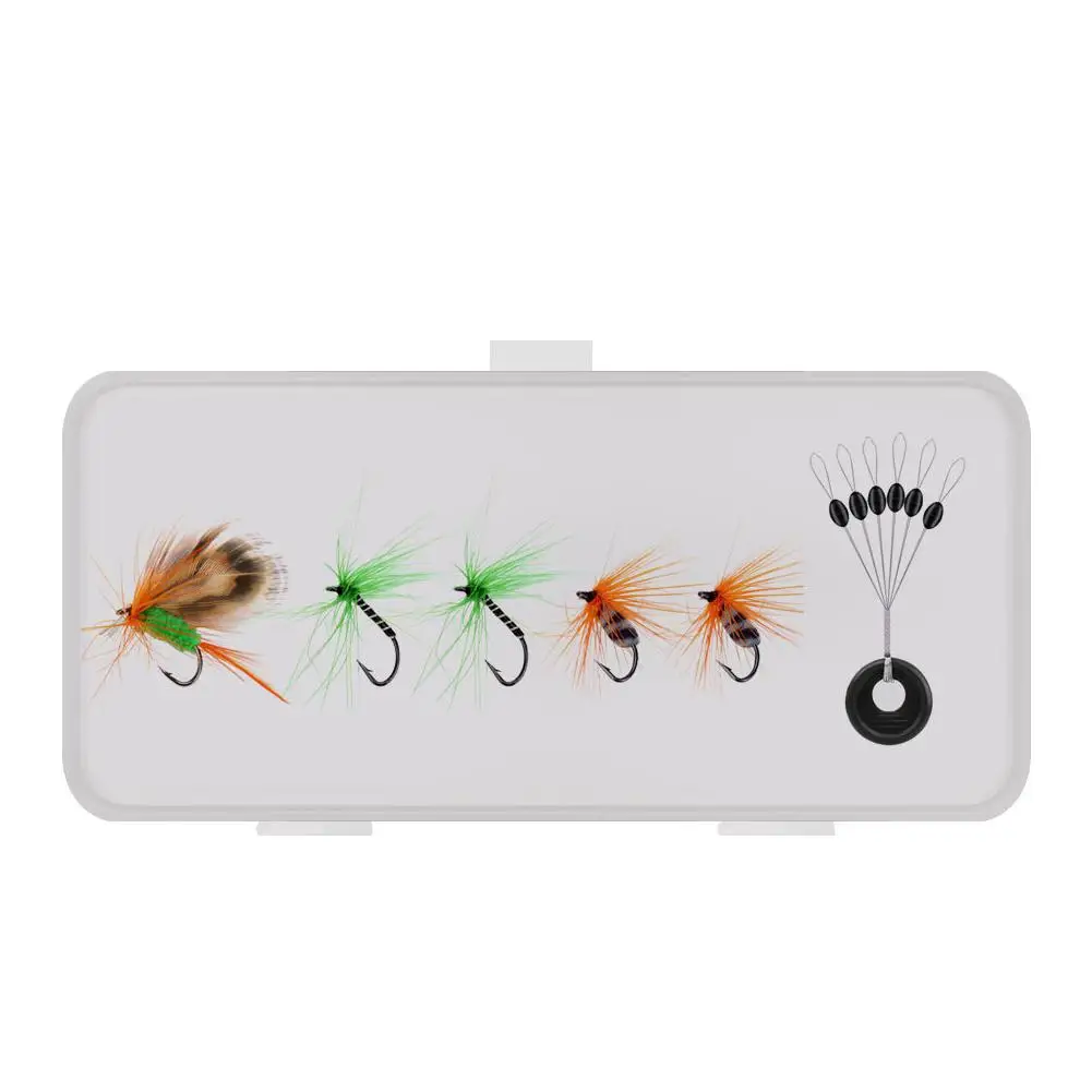 Yfashion приманка Кривошип искусственный наживка конский рот семена дыни блестки набор с крючком нахлыстом рыбалка конский рот белая полоса рыболовные приманки
