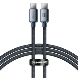 Baseus 100W USB - C to Type - C Cable, 5A PD Fast Charging Charger - 2m (Black)