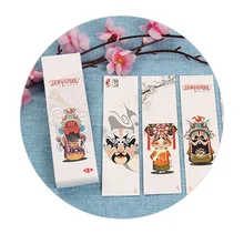 30 шт/партия милые Креативные Ретро Цветы Пекинская опера бумага Chinese китайский стиль закладки сообщения карты