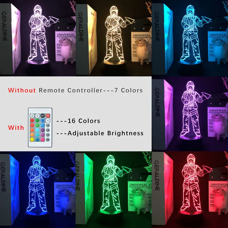 Рисунок 3 - 3d-ночник для пожарных