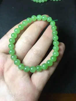 

Yu Ulanhai apple green 6mm small bracelet 6 cl bead apple Fruit Green small Fresh