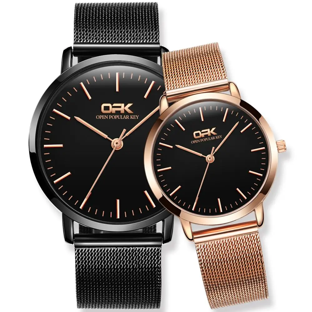 Best Quality  OPK watch cross-border explosion models non-mechanical watch calendar couple watch set quartz watch
