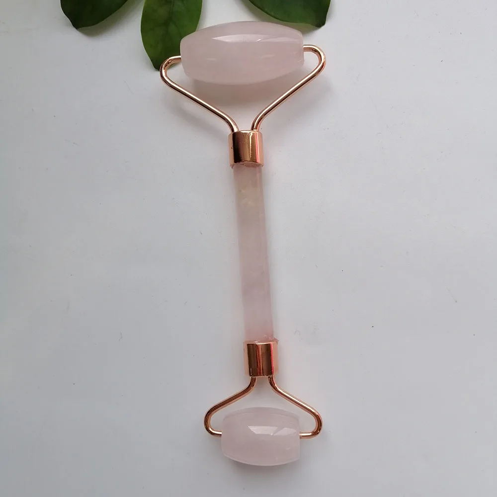 

High Quality Natural Rose Quartz Massage Roller Shape Stone Hand Crafted For Gift &Home Decor ZT