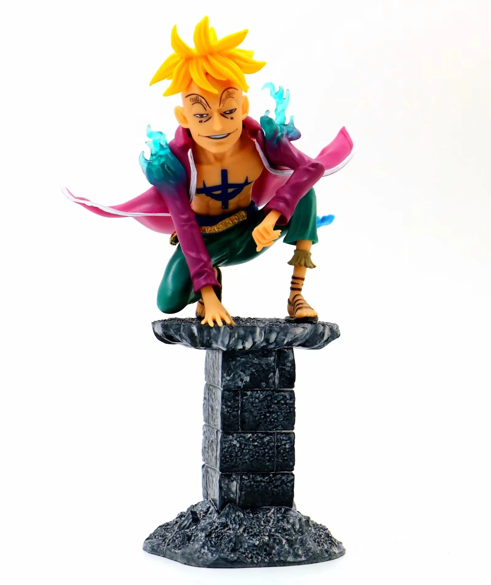 

One Piece Modeling King GK Squatting Phoenix Marco Mahrukh Adajania Boxed Garage Kit Decoration Model