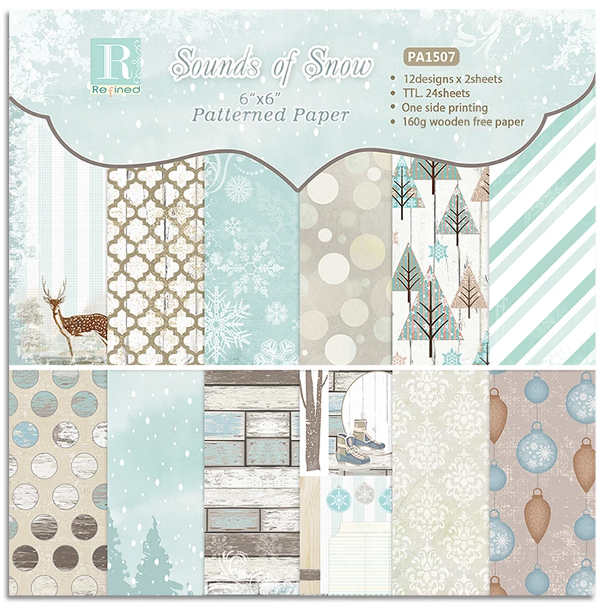 12x Sheet Scrapbooking Paper Art Background Cards Making DIY Scrapbook Crafts 12x Sheet Scrapbooking Paper Art Background Cards Making DIY Scrapbook Crafts