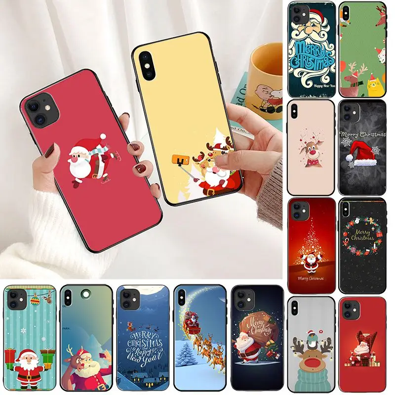 Чехол для телефона Merry Christmas DIY роскошный высококачественный чехол iPhone 11 pro XS MAX 8 7 6