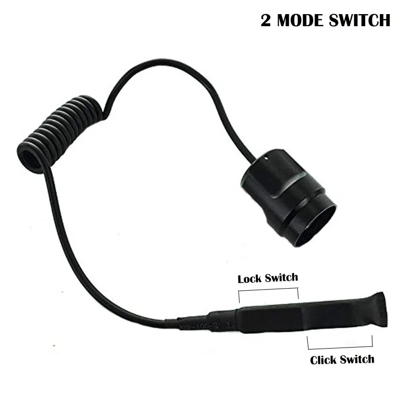 Remote Switch Dual Mode C8 Tactical Switch Remote Control Pressure Switch for C8 Flashlight