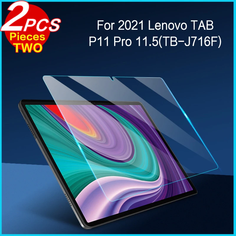 Мембрана из закаленного стекла 2P для Lenovo Tab P11 Pro 11 5 ТБ-J716F Xiaoxin Pad 2021 дюйма Защитная