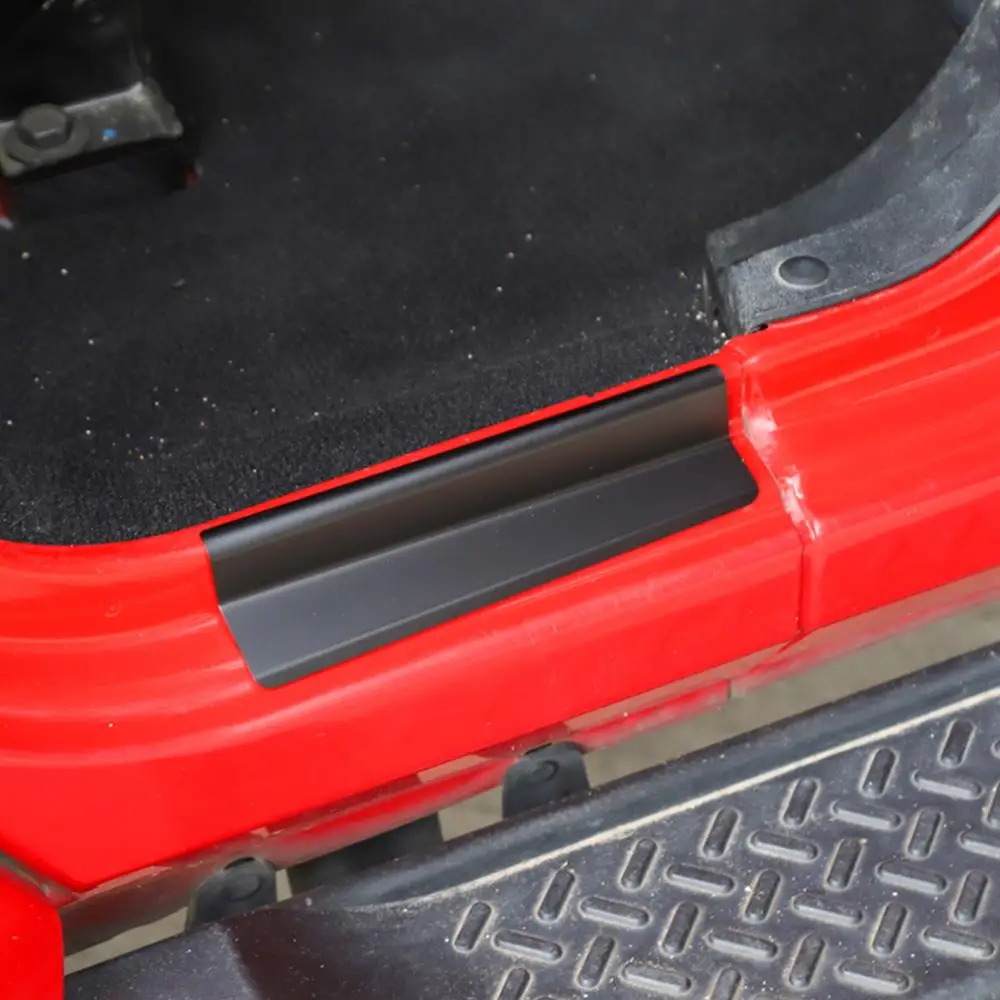 Areyourshop накладка на задний бампер Накладка протектор для Jeep Wrangler JK 2007- 4 дверные пороги пластины автостайлинг