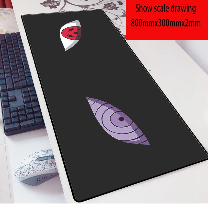 Naruto 2mm Dynamic Man 70X30 Gaming Mouse Pad Oversized Game Non-Slip Laptop Office Desk Keyboard | Компьютеры и офис