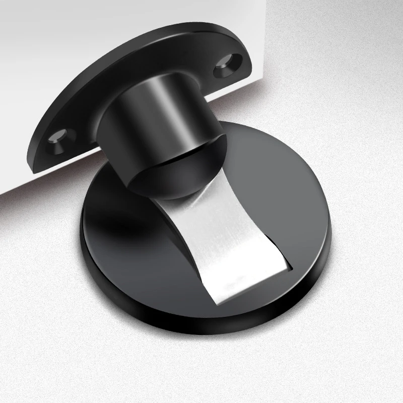 

Suction Door Stops Invisible Anti-collision Punch Stainless Steel Magnetic Home Door Stopper LB88