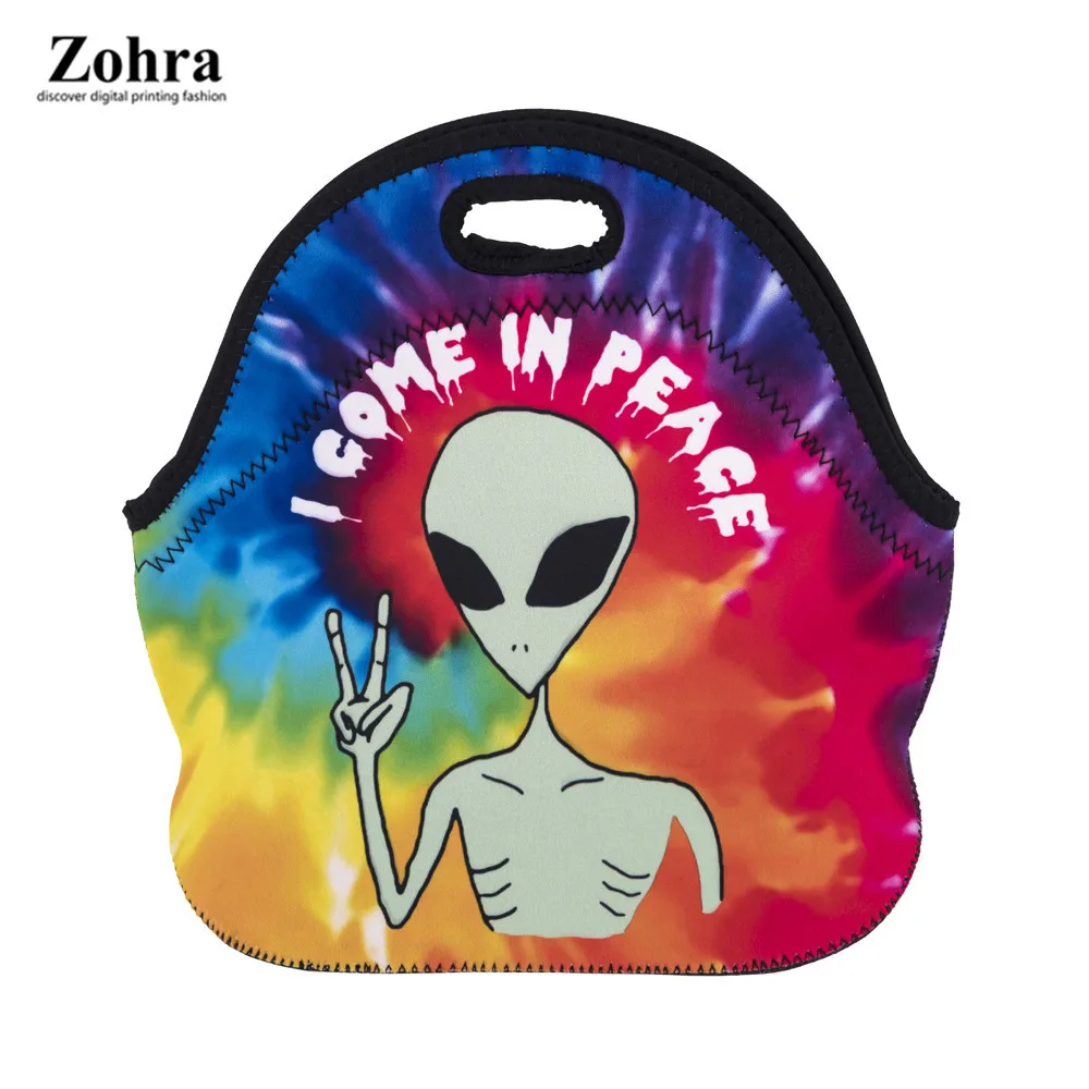 

Zohra New Style Neoprene Bento Box Bag Outdoor Lunch Bag Thermal Bag Printed Cartoon Lunch Box Bag Insulated Bag