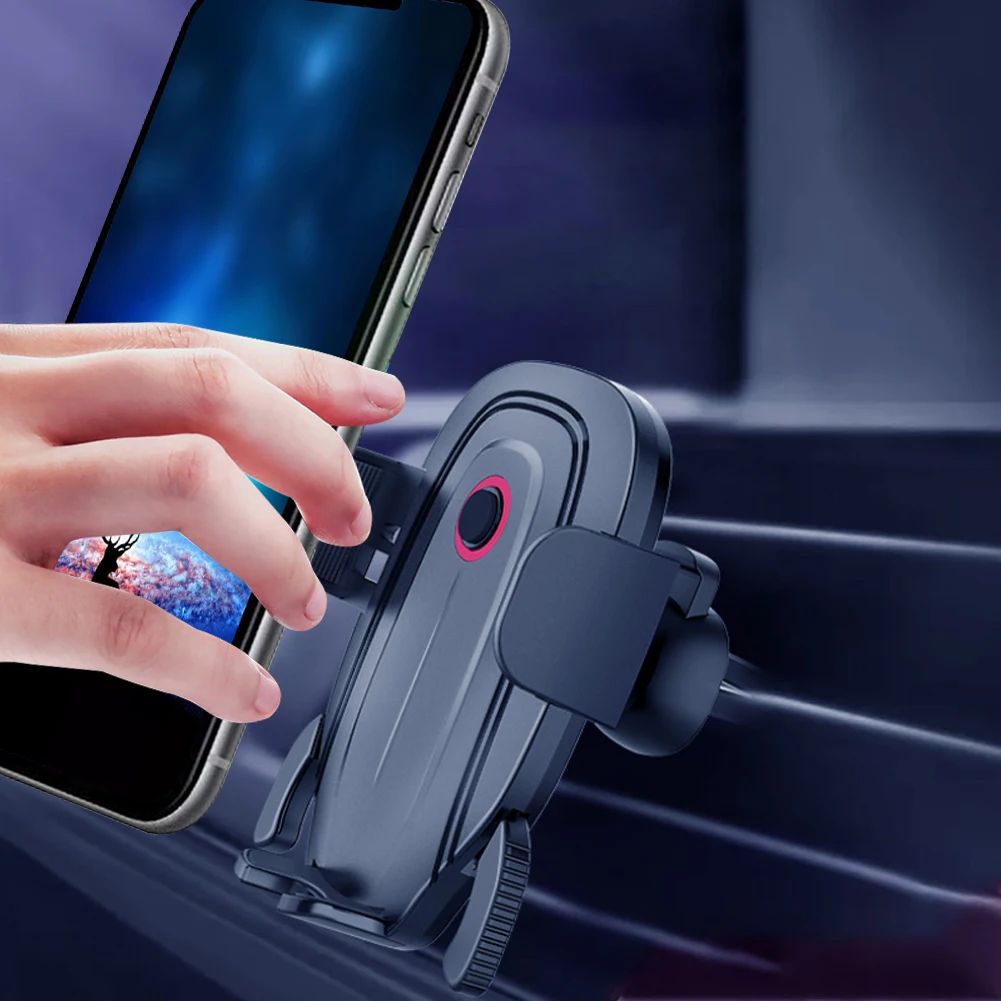 Держатель мобильного телефона для iPhone X XS MAX XR Air Vent Автомобильный держатель для samsung Galaxy Note 10 Plus 360 Вращение пресс тип поддержка