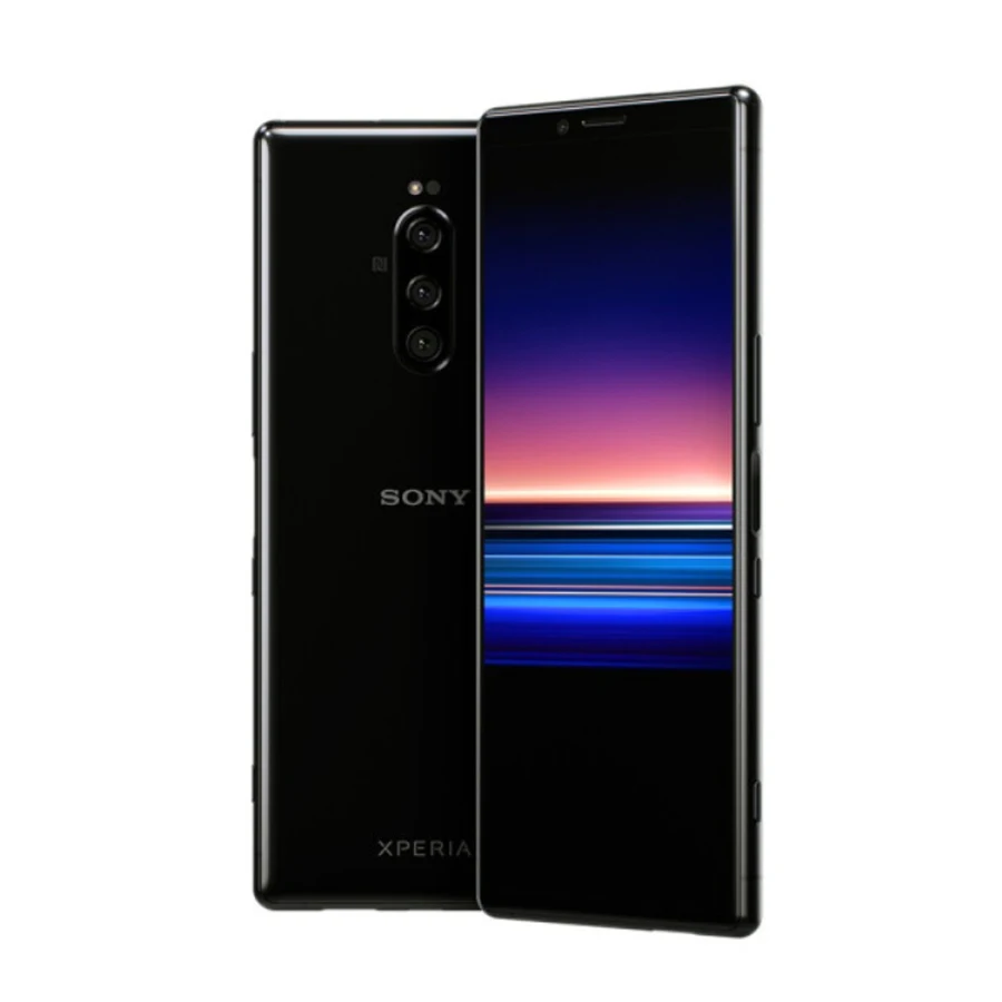 Мобильный телефон sony Xperia 1 J9110, 6,5 дюймов, 6 ГБ ОЗУ, 128 Гб ПЗУ, Восьмиядерный процессор Snapdragon 855, Android 9, IP68, водонепроницаемые, две sim-карты - Цвет: 6GB 128GB Black