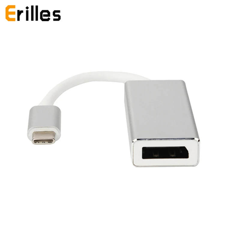 USB Type C 3 1 Male to DP Displayport 4K 30HZ Женский адаптер кабель металлический корпус видео