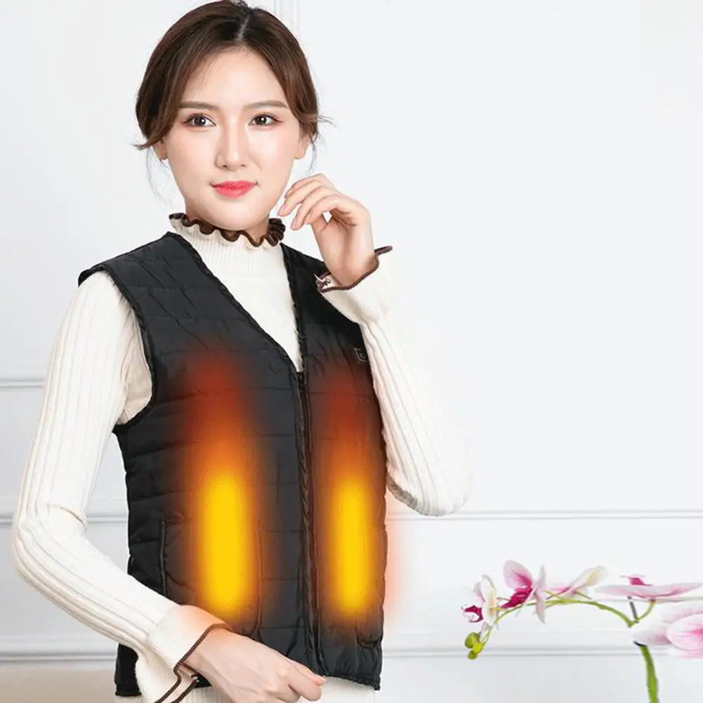 

Heated Vest Men Women USB Charging Three-level Infrared Heating Vest Washable Clothes Skin-friendly Soft For Hiking Motorcycle