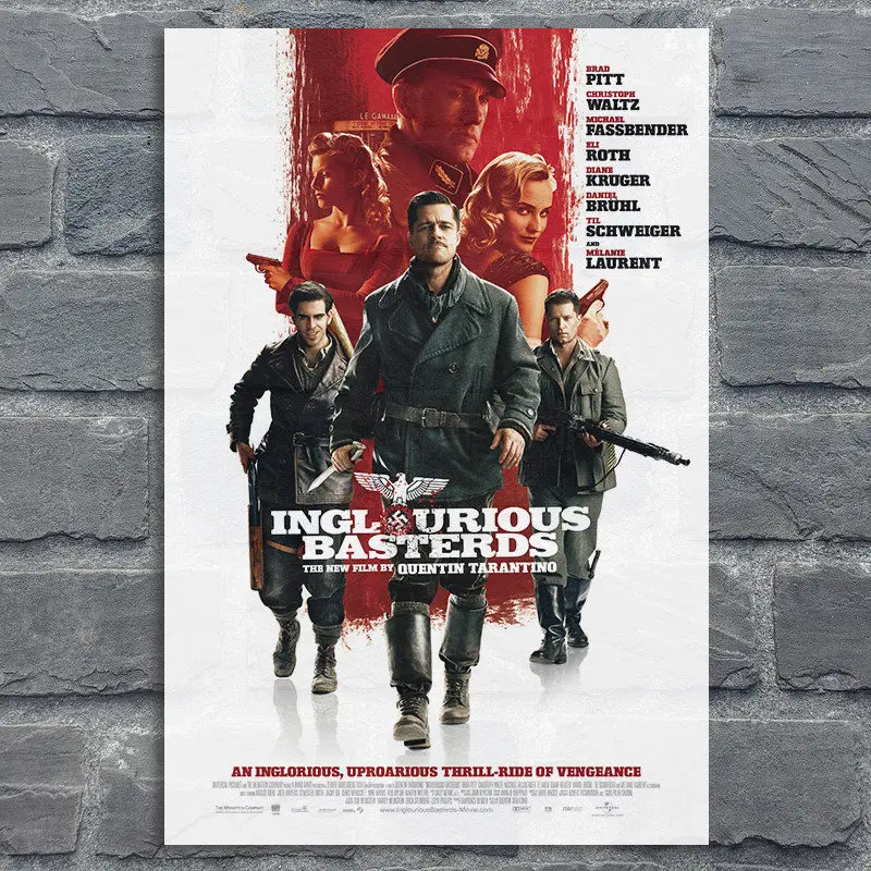 Inglourious Basterds Poster Tarantino Poster 2009 Frame Poster Inglourious Basterds Movie Poster Movie Wallpaper Inglourious Basterds