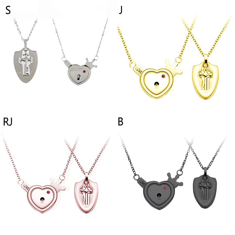 Персонализированное классическое массивное ожерелье в виде сердца для мужчин и женщин, пара стальных Подвесок в виде сердца, набор ожерелье с бесплатной гравировкой, Прямая поставка