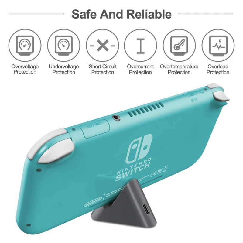 Зарядная док-станция для nintendo Switch Lite type C зарядное устройство базовая станция Подставка зарядное устройство Держатель для Switch NS Lite Mini