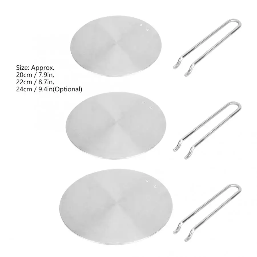 Stainless Steel Induction Cooker Heat Diffuser Induction Plate Adapter Converter Gas Kitchen Electric Cooker Plate Solar