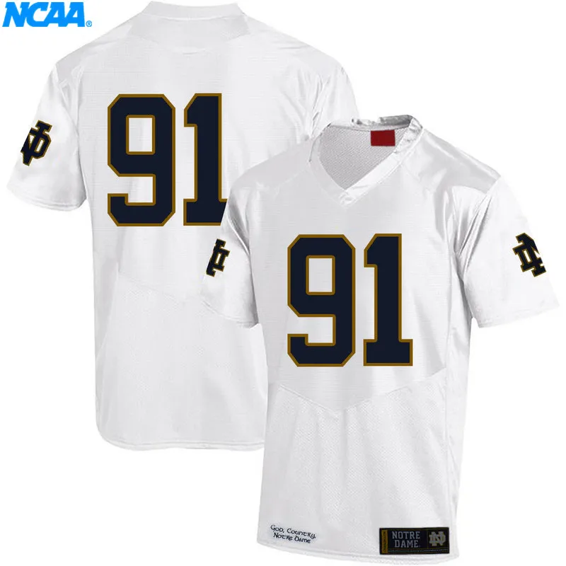 New Arrival High Quality Jerseys Sheldon Day#91 College Limited T-shirt Jerseys S-XXXL
