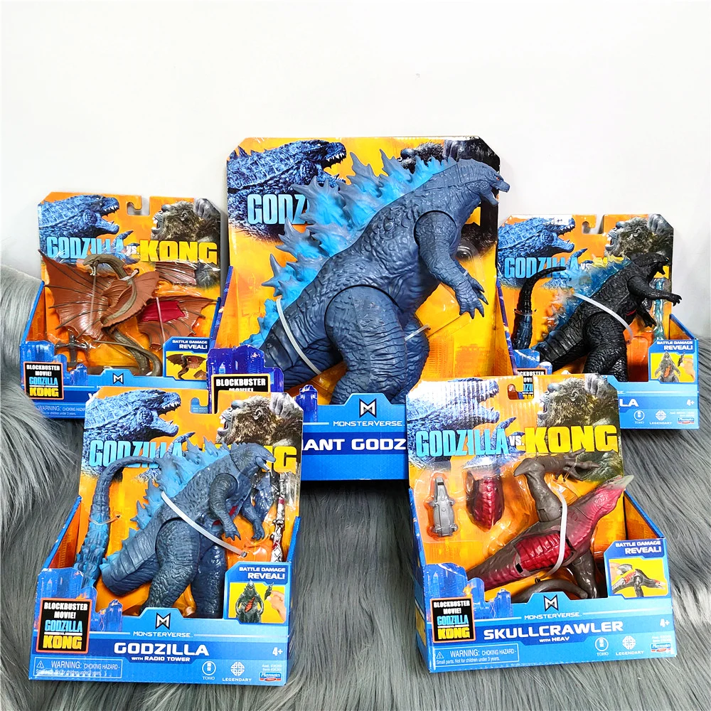 Bandai Godzilla vs Kong Skullcrawler Warbat ПВХ экшн-фигурка аниме игрушки фильм &quotкороль