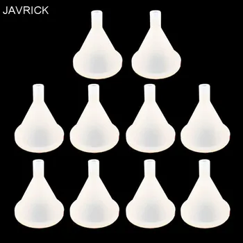 

10Pcs Mini Silicone Funnel for Transfer Liquid Oil Perfume Diffuser Bottle Molds