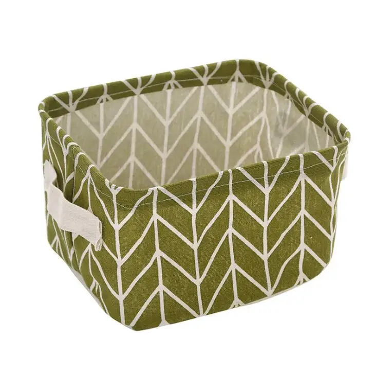 Green Shucha Настольная корзина для хранения мелочей нижнее белье коробки для хранения игрушек Портативный косметический Органайзер для книг канцелярский контейнер корзина для белья - Цвет: Green Shucha