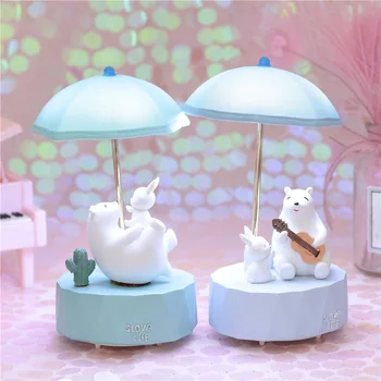 

LED Night Lamp Cute Polar Bear Animal LED Night Light for Kid Baby Bedside Bedroom Decoration Children Gift Birthday Gift Toy