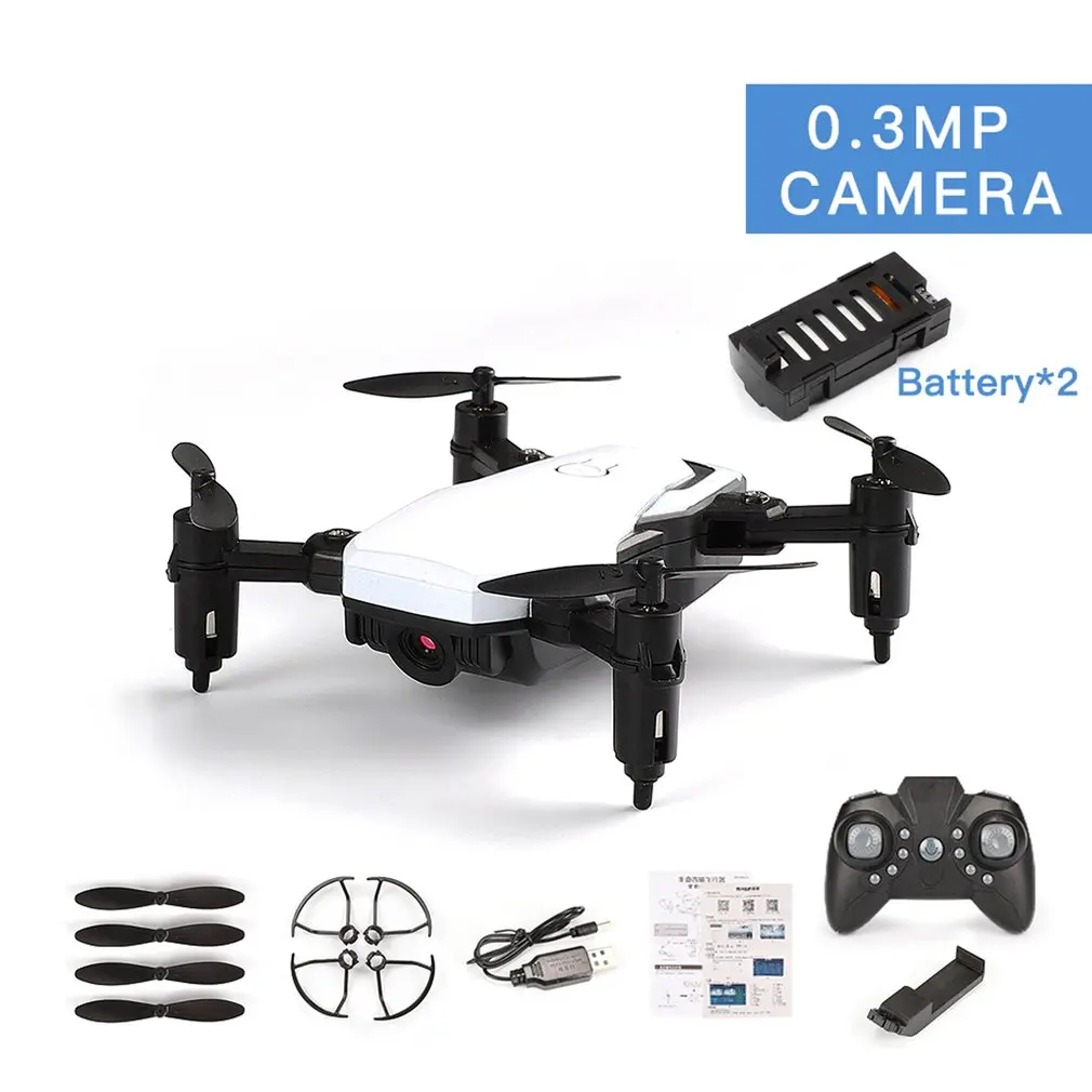 0.3MP 2 battery LF606 Дрон камера FPV Квадрокоптер складной RC дроны HD высота Удержание мини Дрон детские игрушки RC вертолет - Цвет: 0.3MP 2 battery
