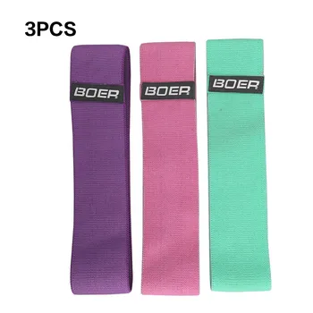 

3 Pcs/set Unisex Resistance Band Women Men Leg Thigh Workout Exercise Loop Circle Yoga Pilate Band