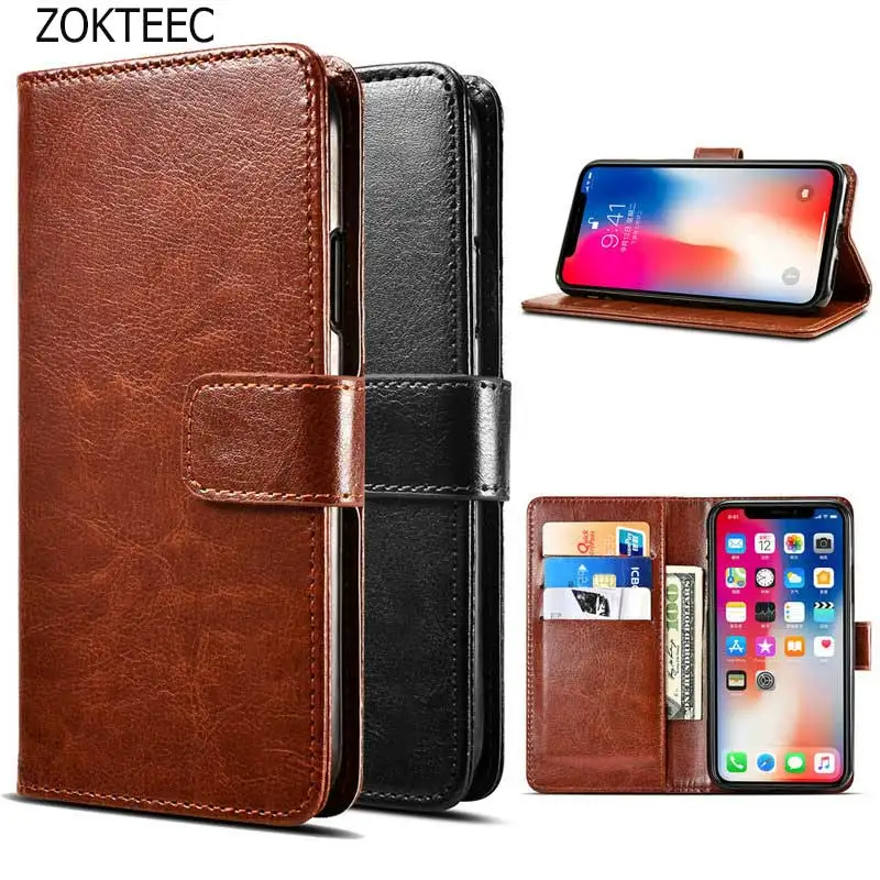 

ZOKTEEC Luxury Case For Huawei Honor 8 9 10 Lite Cover case For Huawei Honor 7 8 9 10 Lite 7X 8X 5C flip leather Wallet case