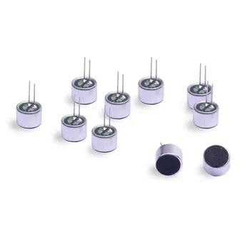 

9x7mm Cylindrical Electret Condenser Microphone Pickup for Arduino (Pack of 10)